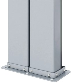 Toldo lateral retrátil 200x1000 cm cor creme