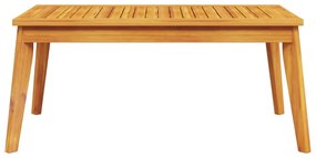 3 pcs conjunto lounge de jardim c/ almofadões acácia maciça