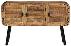 Aparador em madeira de mangueira maciça 120x30x76 cm