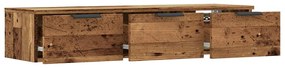 Armário de parede madeira antiga 102x30x20cm madeira trabalhada