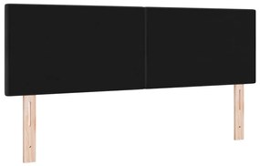 Cabeceira LED vidaXL Botão Almofadado Preto 80 cm Veludo