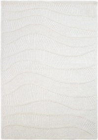 Tapete de lã tufado à mão com relevo Sculptured Wave