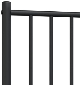 Cabeceira de cama 75 cm metal preto
