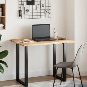 Tampo de mesa retangular 80x70x2 cm madeira de acácia maciça