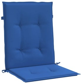 Almofadões lombares p/ cadeiras de jardim 4pcs oxford azul real