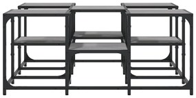 Mesa de centro 91x91x40 cm derivados de madeira cinzento sonoma