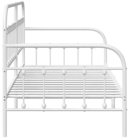 Estrutura de Cama Dia Branca 100x200 cm Aço