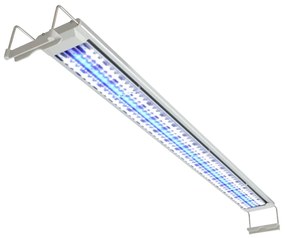 42466 vidaXL Iluminação de aquário LED 120-130 cm alumínio IP67