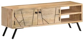 Móvel de TV 110x30x40 cm madeira de mangueira maciça