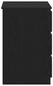 Mesas 2 pcs Madeira de Carvalho Preta 140x50x76 cm Madeira de Engenhar