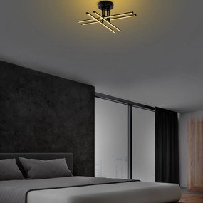 Candeeiro de Teto Exhaust – Preto – 61x22x61 cm