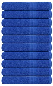 Toalhas de sauna 10 pcs 80x200 cm 360 gsm 100% algodão azul