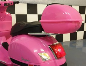 Mota Vespa GTS Mota elétrica Infantil 12V Rosa