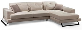 ****  
Sofá de canto Frido – Ecru – 190 x 304 cm

**