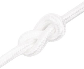 Corda de barco 20 mm 25 m polipropileno branco completo