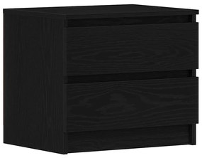 Criadouros de Canto 2 pcs Preto Carvalho 50x40x43,5 cm Madeira de Enge