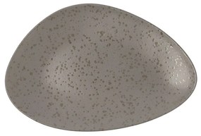 Plat bord Ariane Oxide Triangular Cerâmica Cinzento (Ø 29 cm)