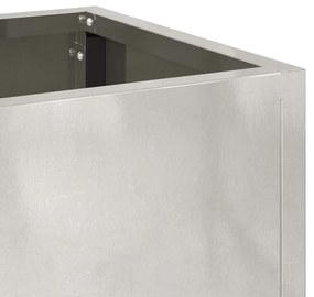 Estrutura Elevada para Jardim 100x26x82 cm Aço Inoxidável