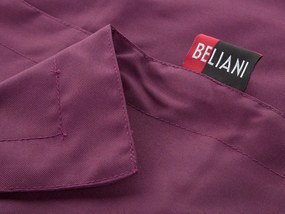 Pufe almofada roxo 140 x 180 cm FUZZY Beliani