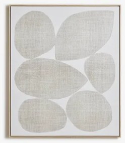 Quadro Decorativo 100x120 Cm Pintado À Mão Sobre Tela Mivex Cores Naturais - Sklum