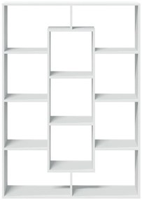 Estante 102x29x143 cm contraplacado branco