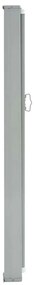 Toldo lateral retrátil para pátio 160x300 cm creme