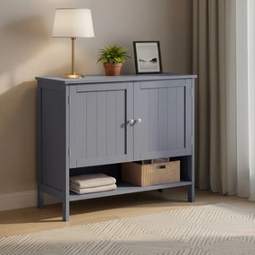 Sapateira elegante com prateleiras ajustáveis em altura 35 x 80 x 70 cm cinzento