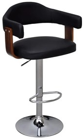 Bancos de bar 2 pcs madeira curvada