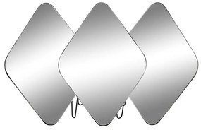 Espelho de Parede Dkd Home Decor Preto Metal (110 X 6 X 70 cm)
