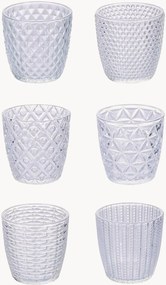 Copos de água Geometry, conjunto de 6