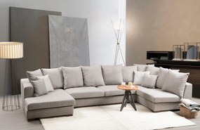 Sofá de Canto Colorado – Bege – 380 x 188 cm