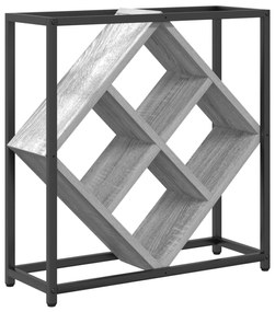 Estante de Vinho Cinza Sonoma 51x18x52,5 cm Madeira Industrializada