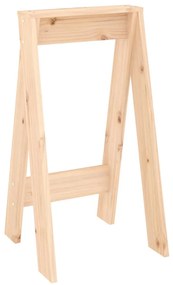 Bancos 2 pcs 40x40x75 cm pinho maciço