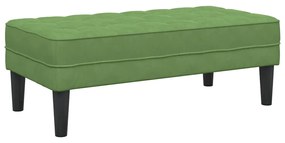 Banco Verde Claro 113x57x39 cm Veludo