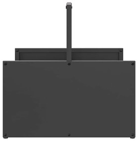 Suporte para lenha 40x40x40 cm aço laminado a frio preto