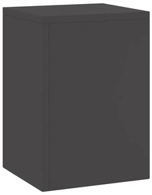 Suportes de Plantas Externos vidaXL Pilar 2 pcs Preto 24x24x35 cm Aço
