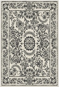 Tapete lavável antracite de pelo curto Delphina