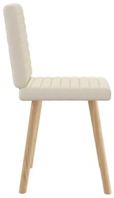 Cadeiras de jantar 2 pcs linho