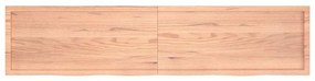 Prateleira de parede 220x50x(2-4) cm carvalho tratado castanho