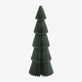 Pack de 3 Árvores de Natal em Papel Jesper Baía verde & ↑22.5 cm - Sklum