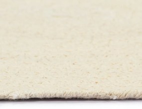 Individuais de mesa 6 pcs em algodão liso 38 cm redondo natural