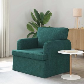 vidaXL Sofá Verde Escuro 84 x 80 x 85 cm tecido