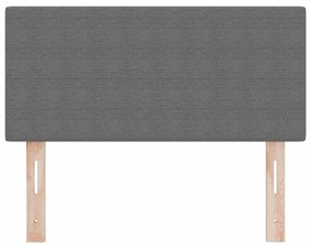 Cabeceira LED vidaXL Design Simples Cinza Claro 90 cm Tecido Almofadad