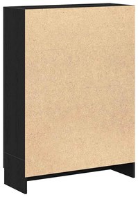 Estante 82,5x30,5x115 cm derivados de madeira carvalho preto
