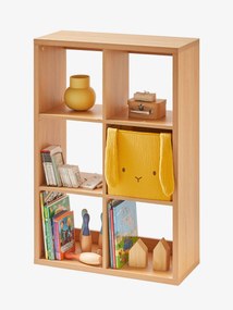 Móvel Montessori,  de 6 compartimentos castanho