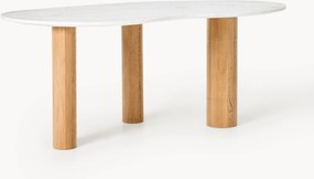 Mesa de jantar em mármore com forma orgânica Naruto, vários tamanhos