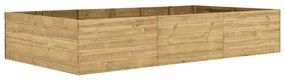 vidaXL Canteiro elevado para jardim 300x150x54 cm pinho impregnado