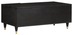 Mesa de centro 100x54x40 cm madeira de mangueira maciça