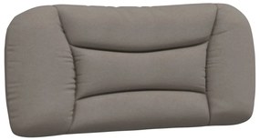 Estrutura cama sem colchão 90x200 cm tecido cinza-acastanhado