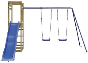 Conjunto de brincar para exterior madeira de pinho impregnada